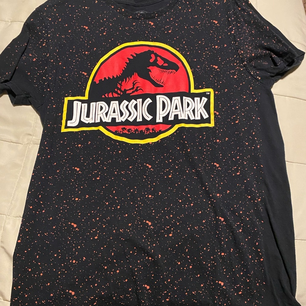Jurassic park t shirt means large